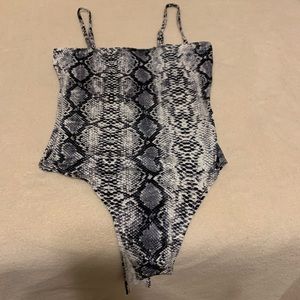 Snake Print Body Tight